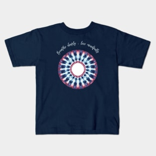 Breathe Yoga Meditation Zen Mandala Kids T-Shirt